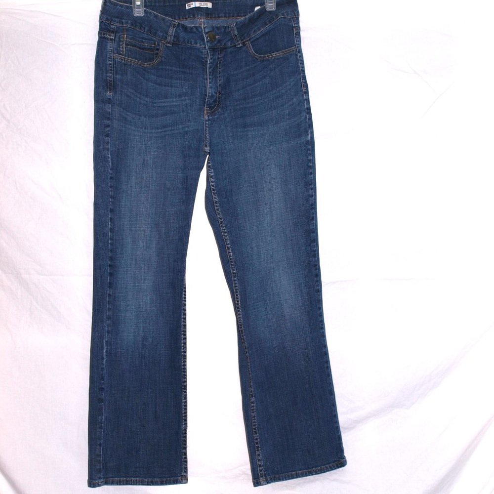 Riders By Lee Mid Rise Straight Leg Women Jeans Size 33 X 29